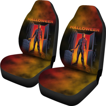 Halloween Michael Myers Car Seat Covers Movie Fan Gift 101819 - YourCarButBetter
