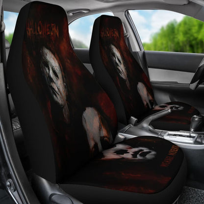 Halloween Michael Myers Horror Movie Car Seat Covers 101819 - YourCarButBetter