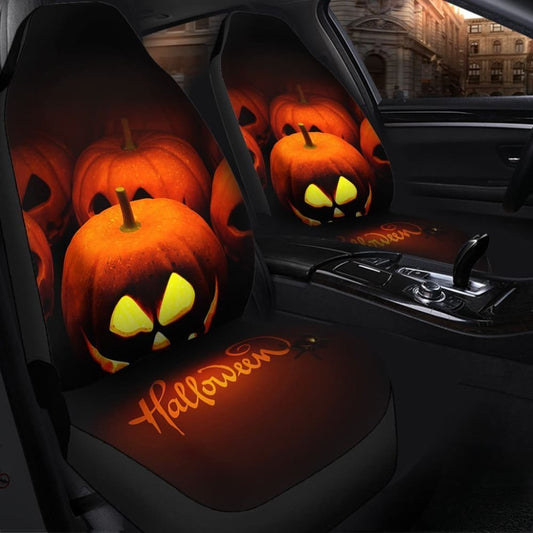 Halloween New Pumpkin Car Seat Covers 101819 - YourCarButBetter