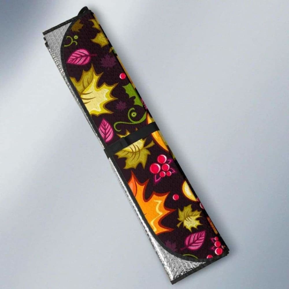 Halloween Pumpkin Auto Sun Shades 085424 - YourCarButBetter