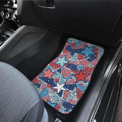 Hand Drawn Colorful Starfish Front And Back Car Mats 174914 - YourCarButBetter