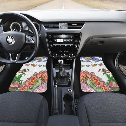 Happy Owls Car Floor Mats 094209 - YourCarButBetter