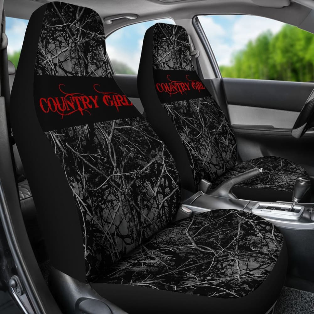Harvest Moon Camouflage Country Girl Car Seat Covers 211703 - YourCarButBetter
