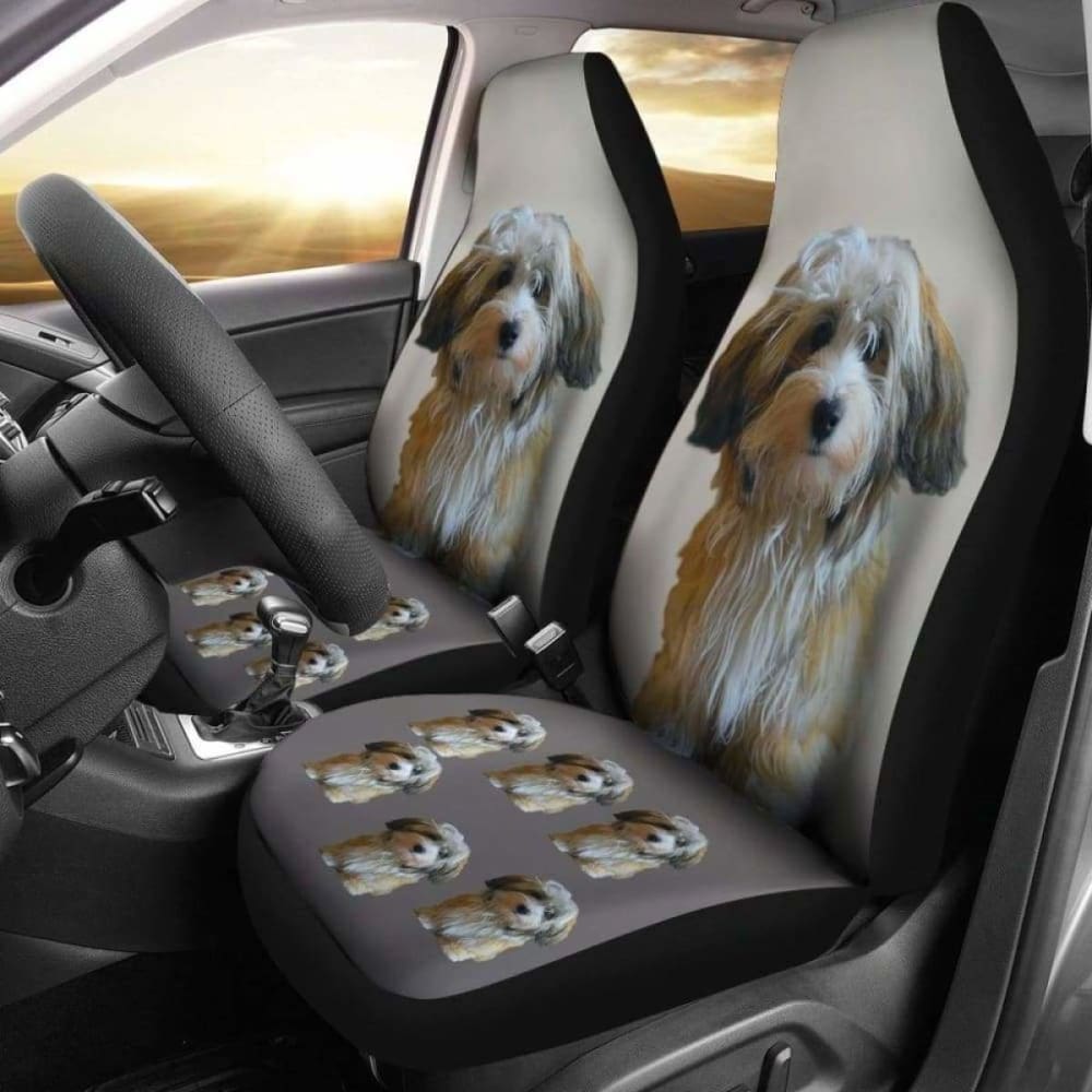 Havanese Puppy Car Seat Cover 195016 - YourCarButBetter