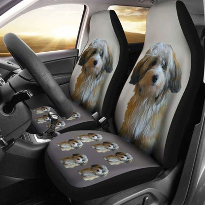 Havanese Puppy Car Seat Cover 195016 - YourCarButBetter