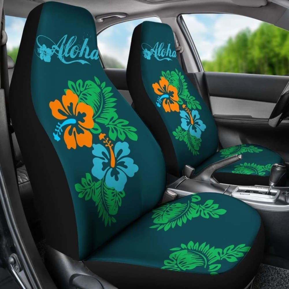 Hawaii Aloha Hibiscus Car Seat Covers 232125 - YourCarButBetter