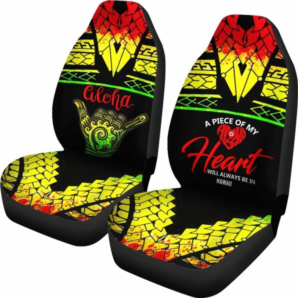 Hawaii Car Seat Covers - A Piece Of My Heart - 20 105905 - YourCarButBetter
