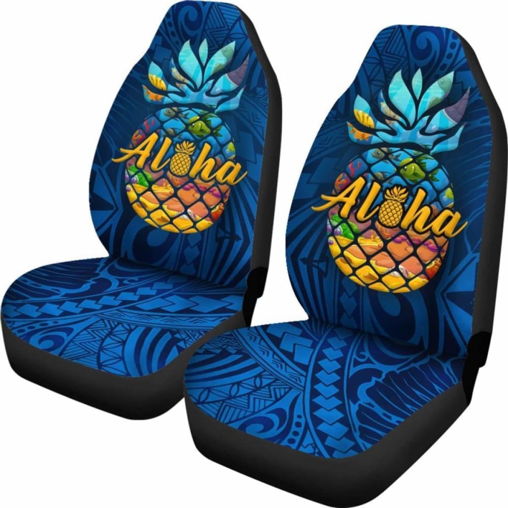 Hawaii Car Seat Covers - Aloha Pineapple - Amazing 091114 - YourCarButBetter