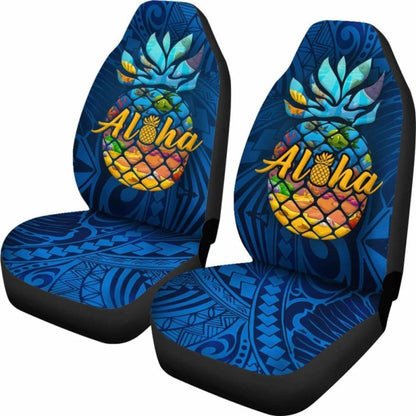 Hawaii Car Seat Covers - Aloha Pineapple - Amazing 091114 - YourCarButBetter