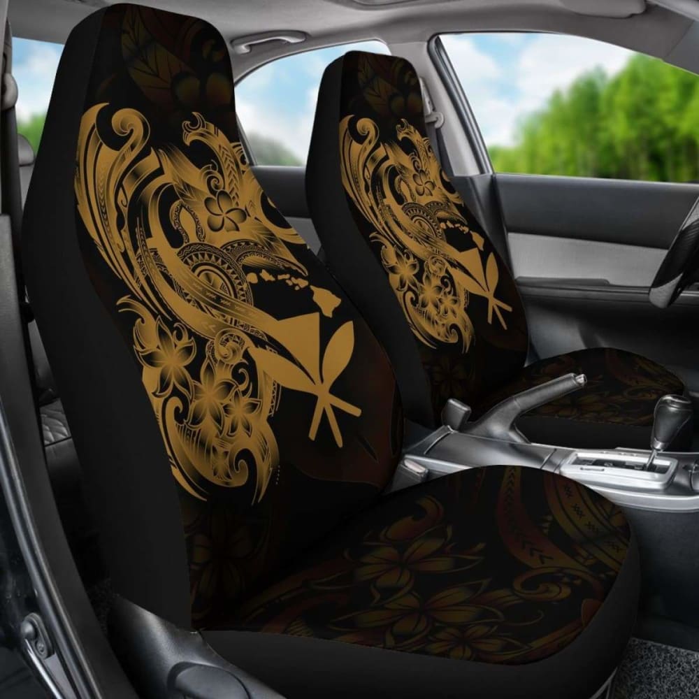 Hawaii Car Seat Covers - Gold Kanaka Maoli Turtle - New 091114 - YourCarButBetter