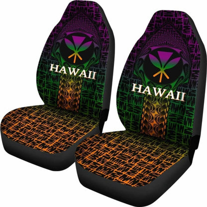 Hawaii Car Seat Covers - Kanaka Maoli Rocket Style (Reggae) 105905 - YourCarButBetter