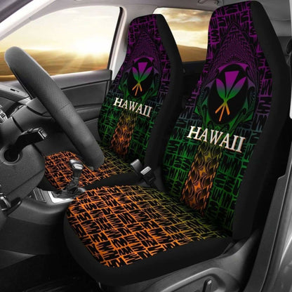 Hawaii Car Seat Covers - Kanaka Maoli Rocket Style (Reggae) 105905 - YourCarButBetter