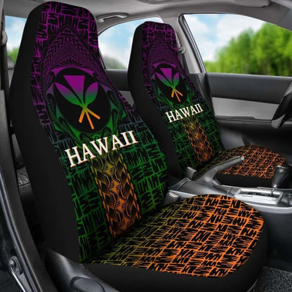 Hawaii Car Seat Covers - Kanaka Maoli Rocket Style (Reggae) 105905 - YourCarButBetter