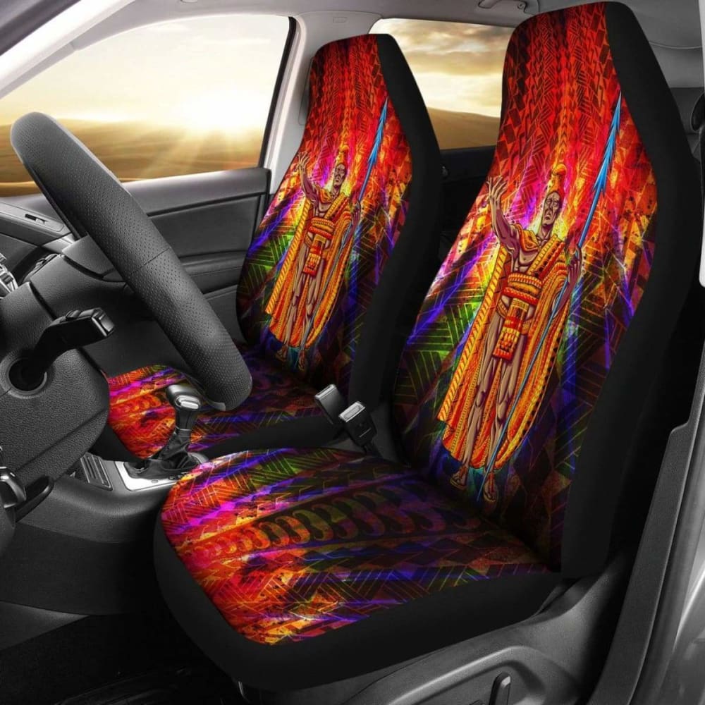 Hawaii Car Seat Covers - Hawaii King Polynesian Patterns - 105905 - YourCarButBetter