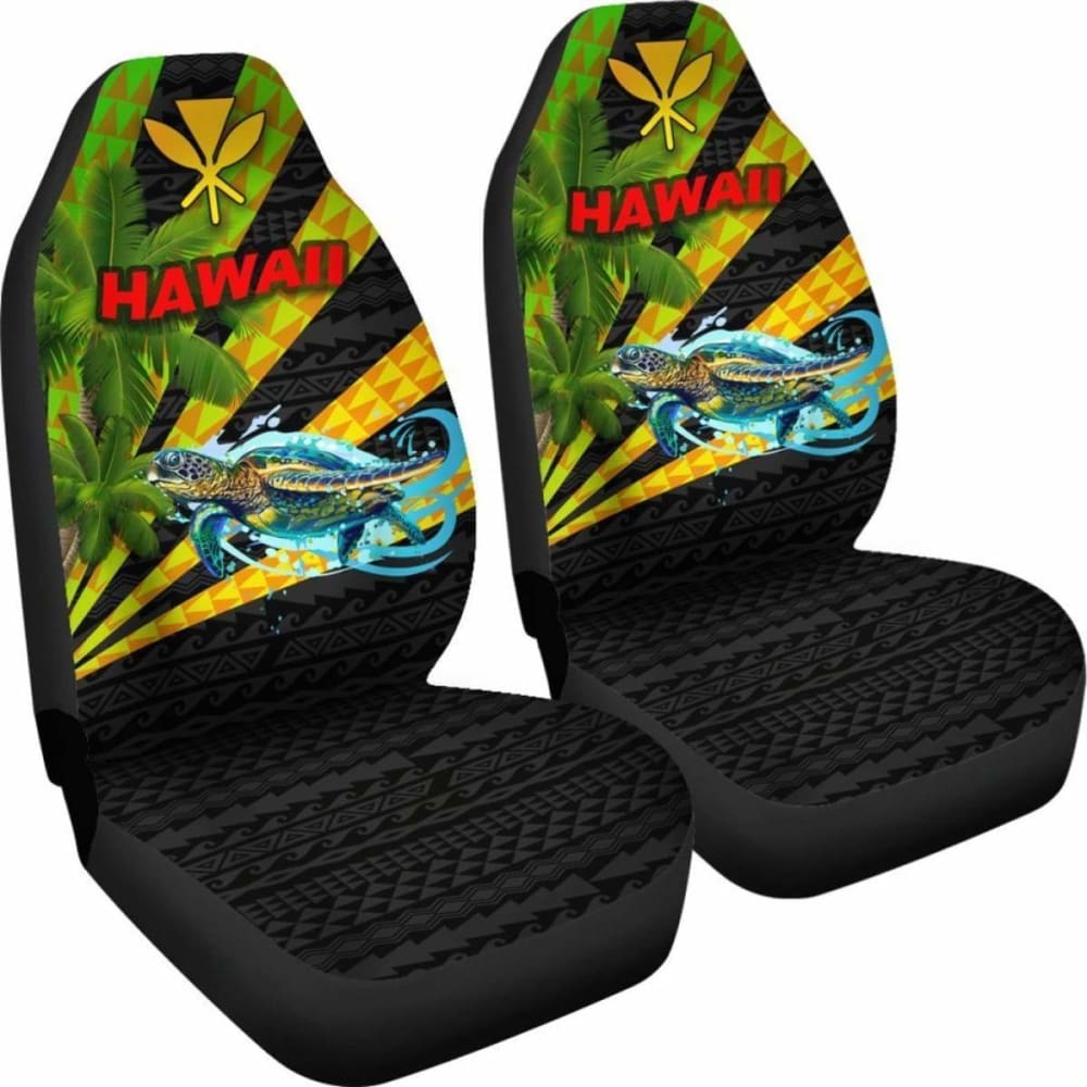 Hawaii Car Seat Covers Light Ray Version Amazing 105905 - YourCarButBetter