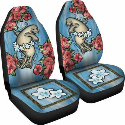 Hawaii Car Seat Covers - Monk Seal Hibiscus - 232125 - YourCarButBetter
