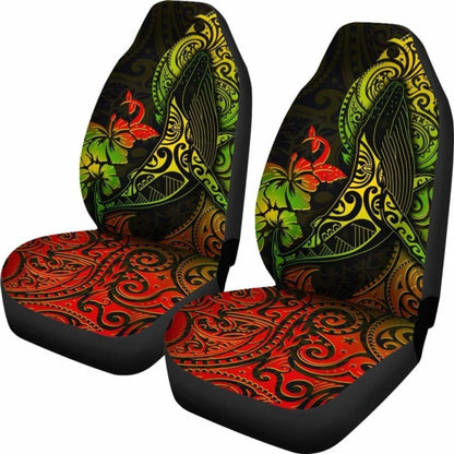 Hawaii Car Seat Covers - Polynesian Humpback Whale - 102802 - YourCarButBetter