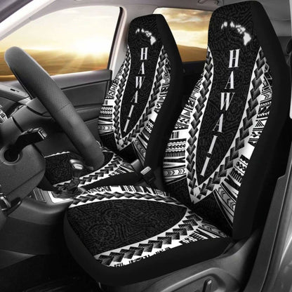 Hawaii Car Seat Covers - Polynesian Patterns And Map - 105905 - YourCarButBetter