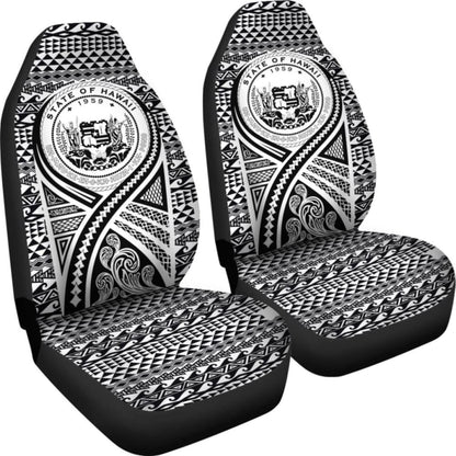 Hawaii Car Seat Covers - Hawaii Seal Black - 105905 - YourCarButBetter