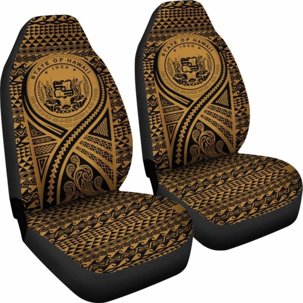 Hawaii Car Seat Covers - Hawaii Seal Gold - 105905 - YourCarButBetter