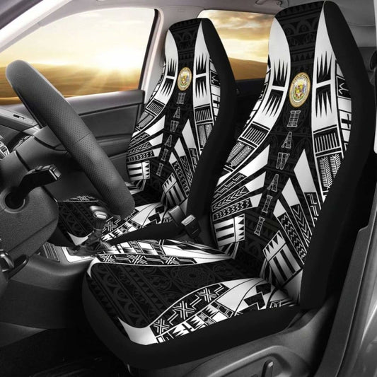 Hawaii Car Seat Covers - Hawaii Seal Polynesian Tattoo Black - 9 174914 - YourCarButBetter
