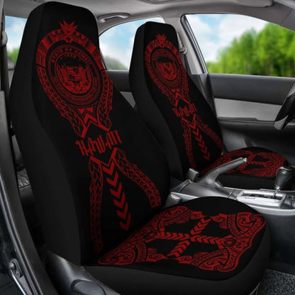 Hawaii Car Seat Covers - Hawaii Seal Polynesian Tribal Red - 105905 - YourCarButBetter