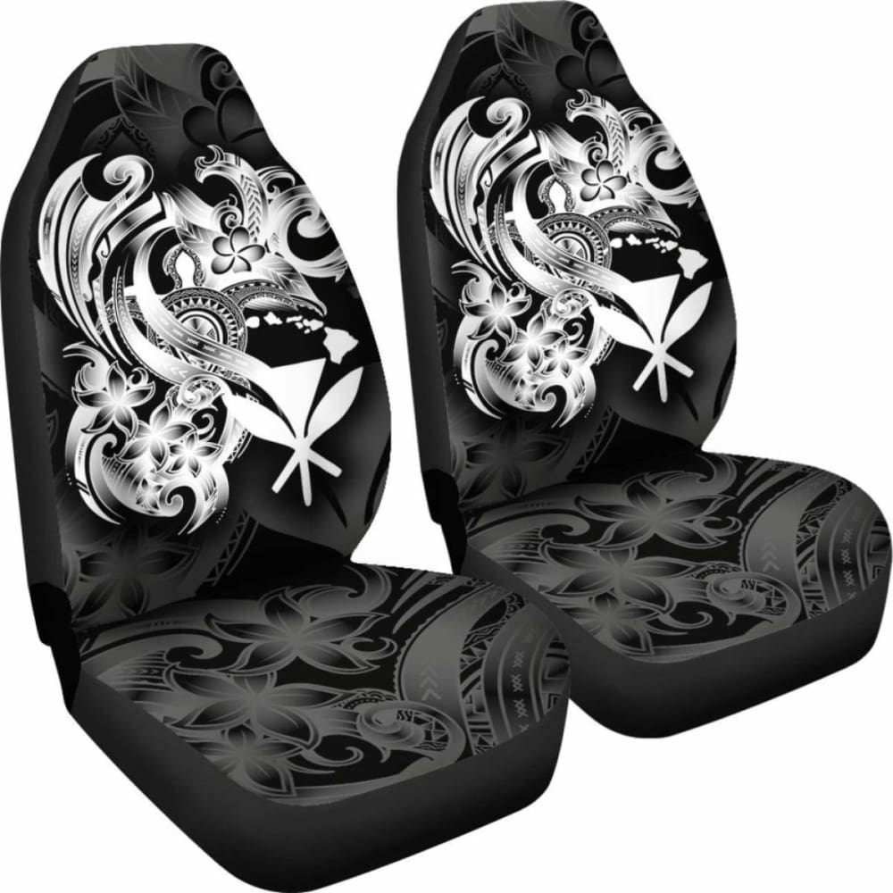 Hawaii Car Seat Covers - White Kanaka Maoli Turtle - New 091114 - YourCarButBetter