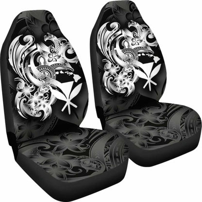 Hawaii Car Seat Covers - White Kanaka Maoli Turtle - New 091114 - YourCarButBetter