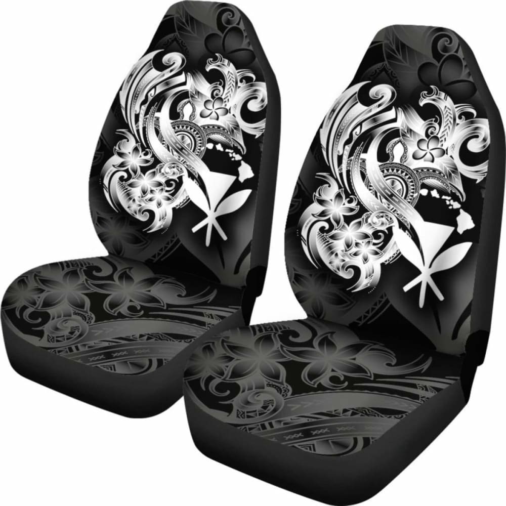 Hawaii Car Seat Covers - White Kanaka Maoli Turtle - New 091114 - YourCarButBetter