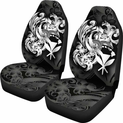 Hawaii Car Seat Covers - White Kanaka Maoli Turtle - New 091114 - YourCarButBetter