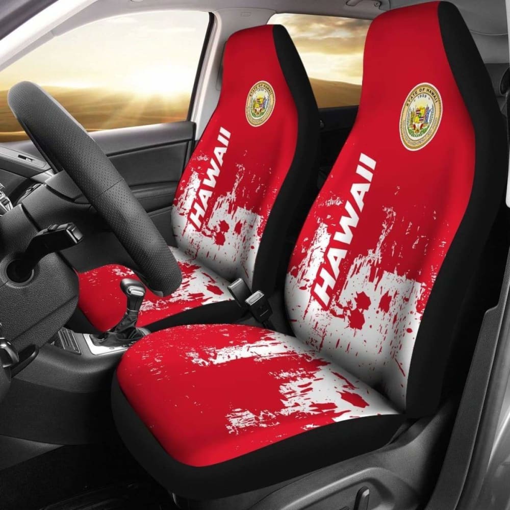 Hawaii Coat Of Arms Car Seat Covers 105905 - YourCarButBetter