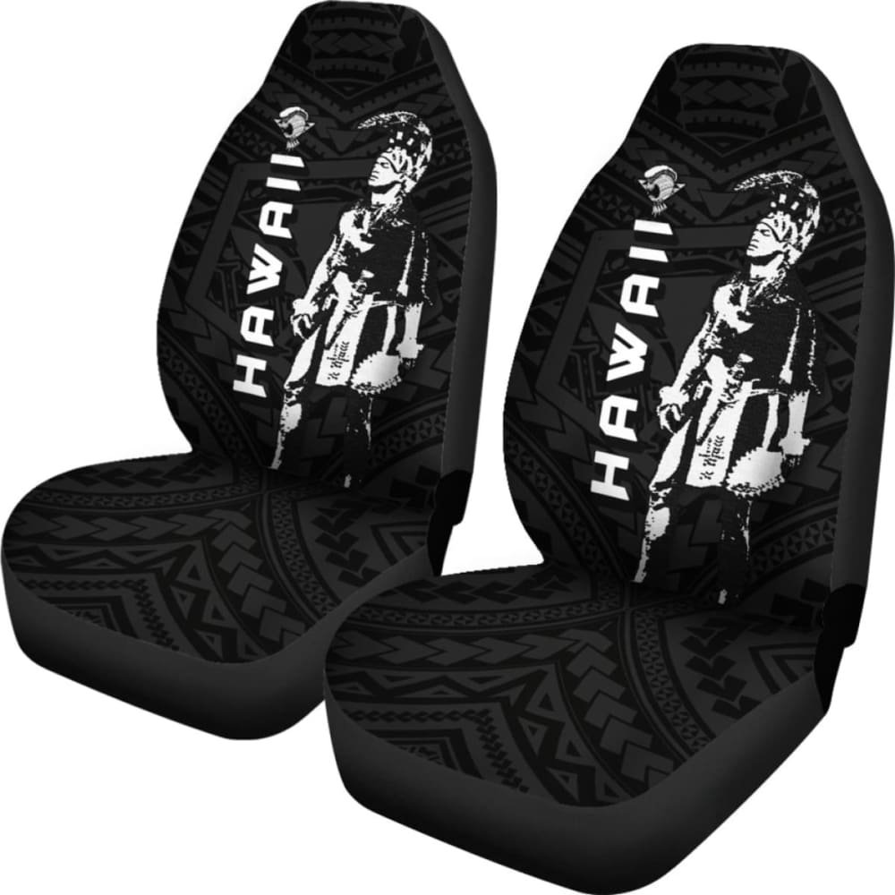 Hawaii Helmet Polynesian Kanaka Warrior Car Seat Covers Amazing 105905 - YourCarButBetter
