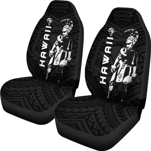 Hawaii Helmet Polynesian Kanaka Warrior Car Seat Covers Amazing 105905 - YourCarButBetter