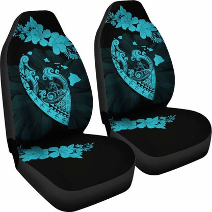 Hawaii Hibiscus Banzai Surfing Car Seat Cover Blue 105905 - YourCarButBetter