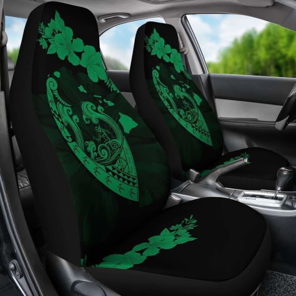 Hawaii Hibiscus Banzai Surfing Car Seat Cover Green 105905 - YourCarButBetter