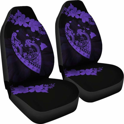 Hawaii Hibiscus Banzai Surfing Car Seat Cover Purple105905 - YourCarButBetter