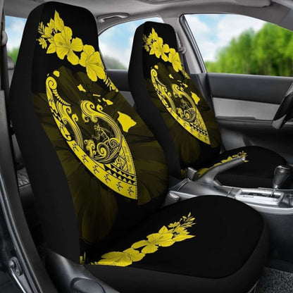 Hawaii Hibiscus Banzai Surfing Car Seat Cover Yellow 105905 - YourCarButBetter