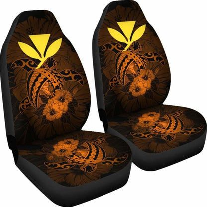 Hawaii Hibiscus Car Seat Cover - Harold Turtle - Orange - New 091114 - YourCarButBetter