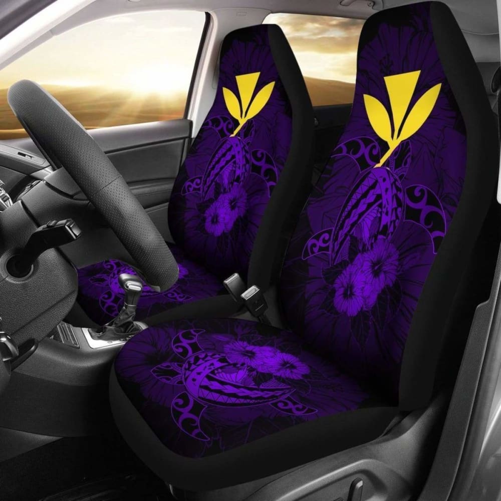 Hawaii Hibiscus Car Seat Cover - Harold Turtle - Purple - New 091114 - YourCarButBetter