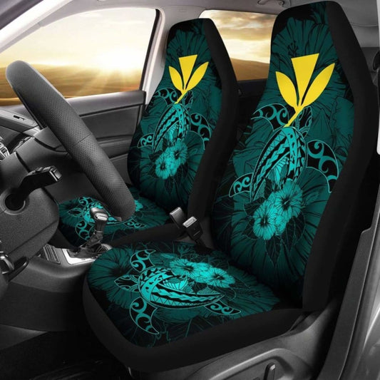 Hawaii Hibiscus Car Seat Cover - Harold Turtle - Turquoise - New 091114 - YourCarButBetter