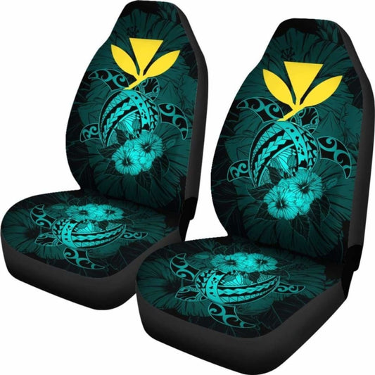 Hawaii Hibiscus Car Seat Cover - Harold Turtle - Turquoise - New 091114 - YourCarButBetter