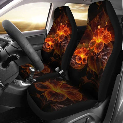 Hawaii Hibiscus Fire Car Seat Covers - 232125 - YourCarButBetter