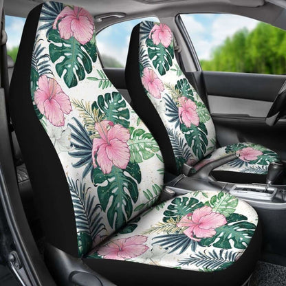 Hawaii Hibiscus Pattern Car Seat Covers 03 - 232125 - YourCarButBetter