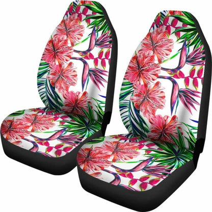 Hawaii Hibiscus Pattern Car Seat Covers 04 - 232125 - YourCarButBetter