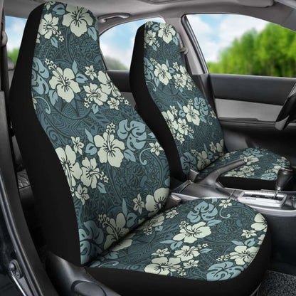 Hawaii Hibiscus Pattern Car Seat Covers 07 - 232125 - YourCarButBetter