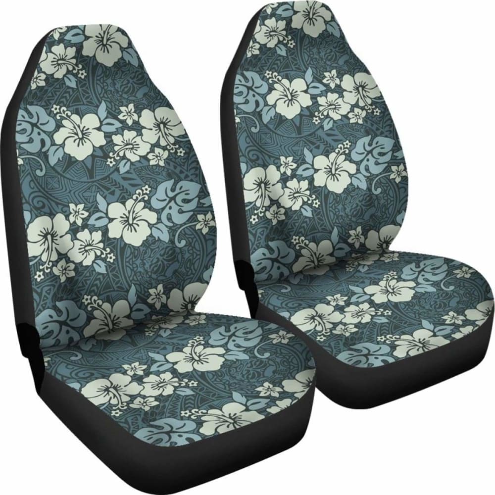 Hawaii Hibiscus Pattern Car Seat Covers 07 - 232125 - YourCarButBetter