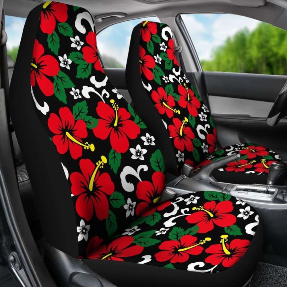 Hawaii Hibiscus Plumeria Car Seat Covers 9 232125 - YourCarButBetter