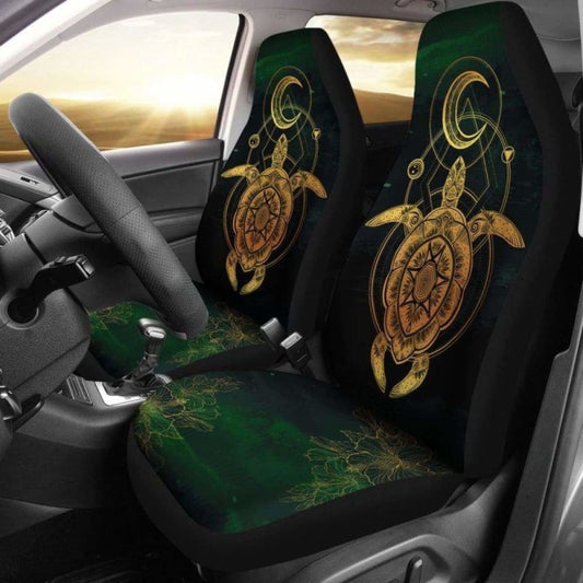 Hawaii Honu Turtle Hibiscus Car Seat Covers Best 091114 - YourCarButBetter