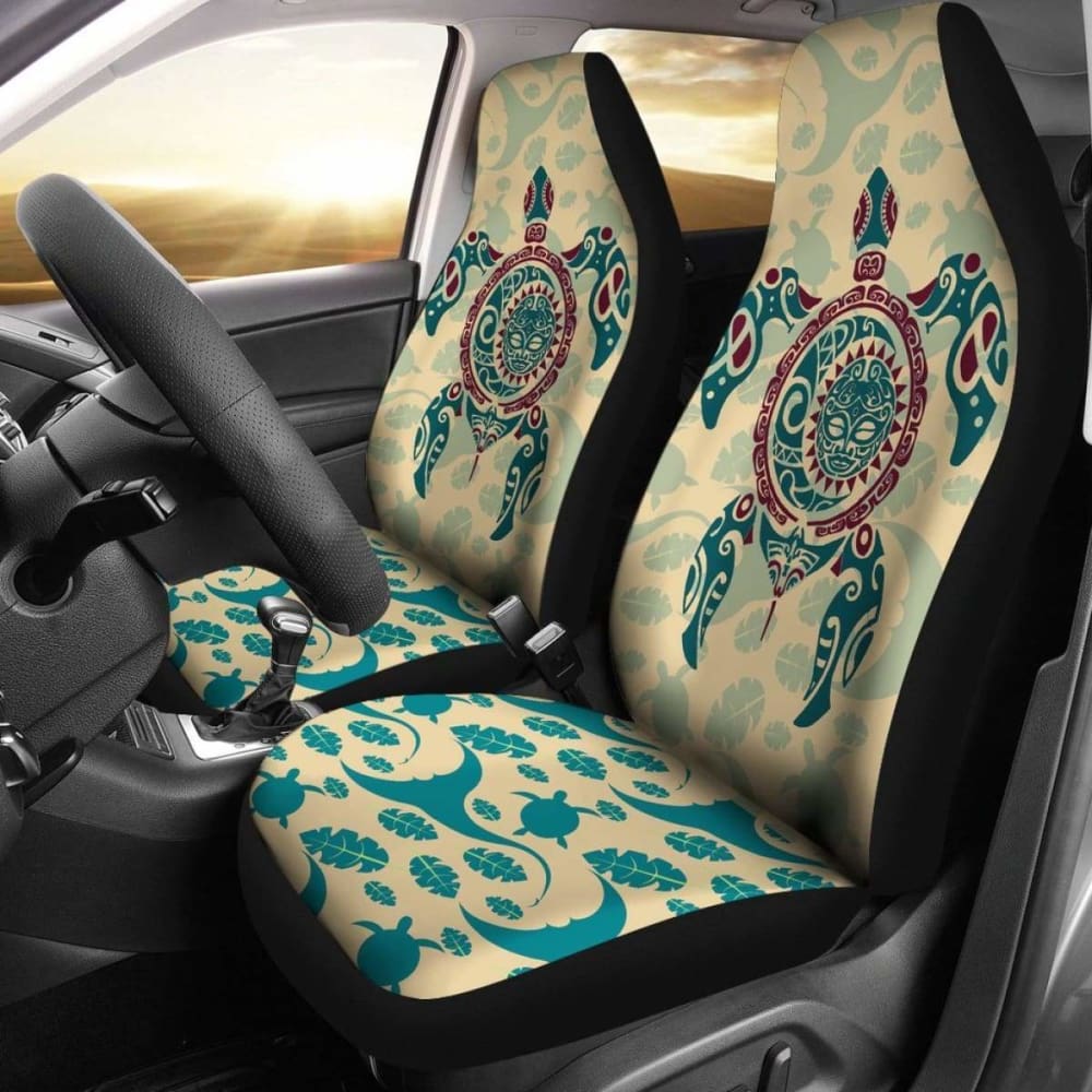 Hawaii Honu Turtle Tribal Sun Moon Car Seat Covers Amazing 161012
