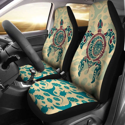 Hawaii Honu Turtle Tribal Sun Moon Car Seat Covers Amazing 161012